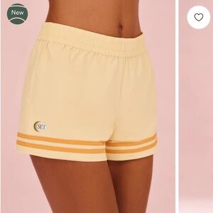 SET Active Nylon Track Stripe Sport Shorts